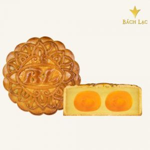 Bánh trung thu đậu xanh 2 trứng 250g