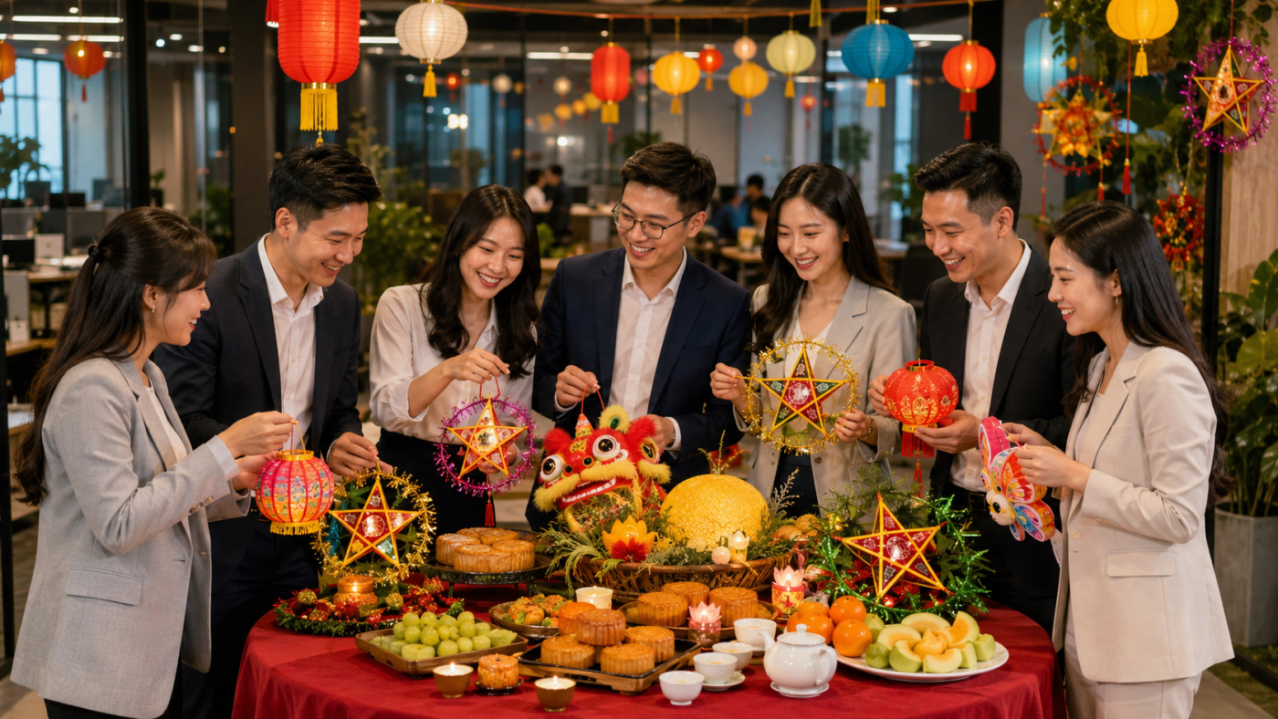 Doanh nghiệp tổ chức Trung thu 2026 cho nhân viên